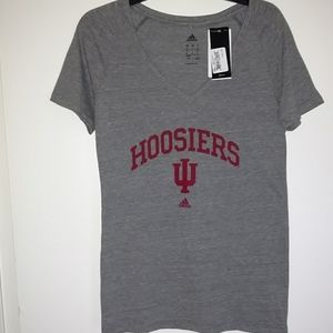 Adidas NCAA Women Vintage Vault Tri-blend V-Neck T